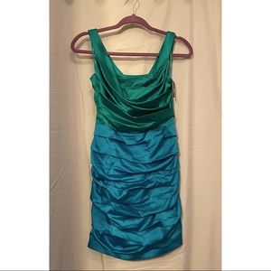 NEW Gianni Bini Satin Ruched Bodycon Dress | Size Small